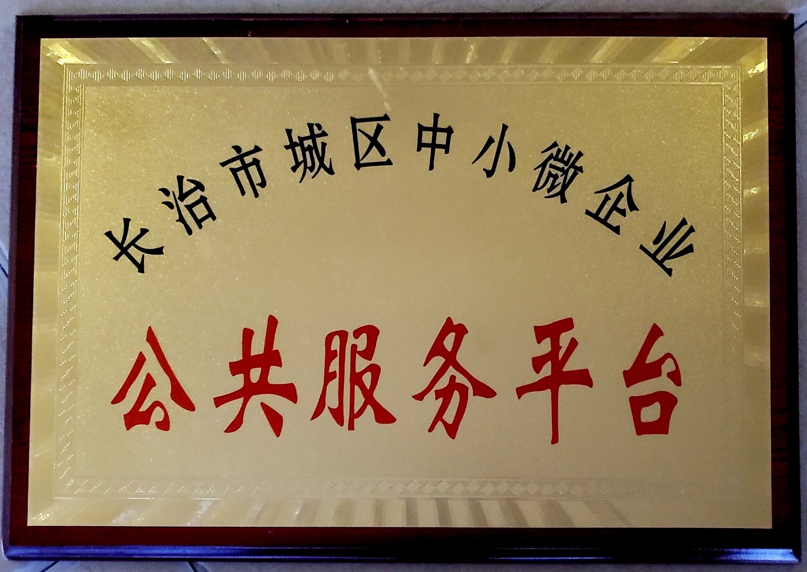 我所成为长治市城区中小微企业公共服务平台